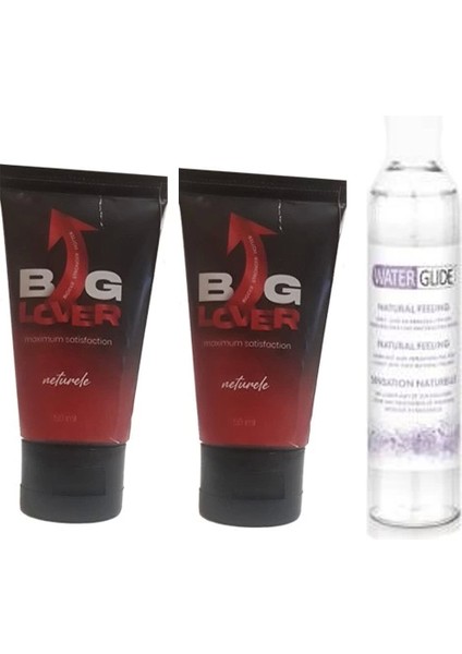 Erkeklere Özel 50 ml Jel + Maximum Strength Hardening Gel For Men 2 Adet + Waterglide 400 ml Jel