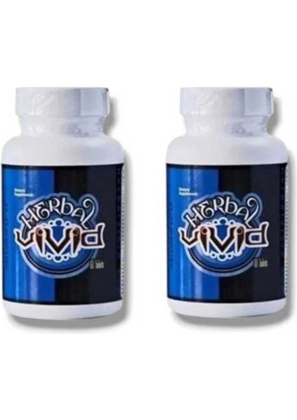 Herbal Vivid Gold Erkeklere Özel Bölge Geliştirici Bitkisel Performans Takviyesi 60 Lı x 2 Adet
