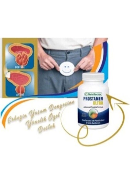 Prostamen Ultra Erkeklere Özel Takviye Edici Destek 60'lı modelleri