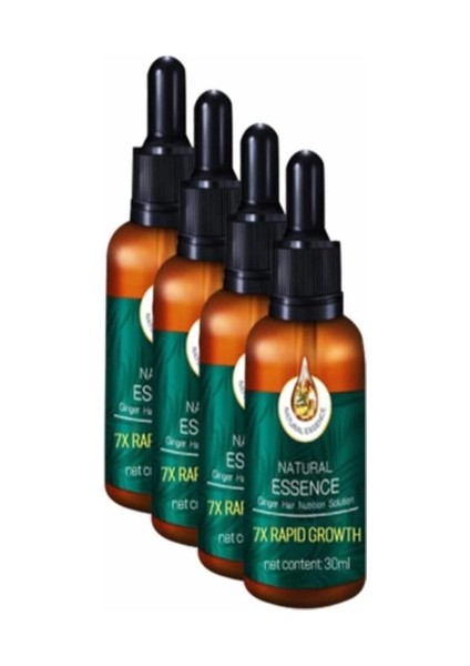 7days 7x Rapid Growth Hair Treatment Serum 30 ml Saç Bakım Serumu 4 Adet Saç Serumu