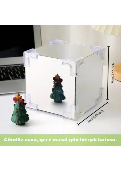 Yansımalı Aynalı Sonsuz Laleli Küp Gece Lambası Kendin Yap Masa Lambası Dıy fiyatları