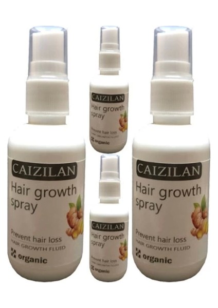 Caizilan Hair Growth Spray 4 Adet Saç Boyutu Için Sprey 50 ml