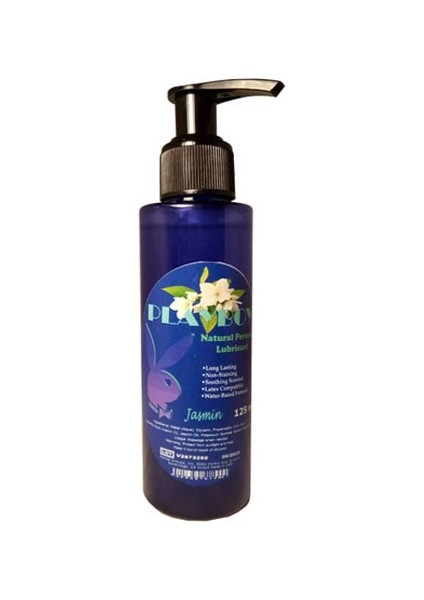 Kişisel Lubrikant Jel Büyük Boy 125 ml Ebatta | Yaseminli Jel/ Playboy Jasmin Lubricant Gel