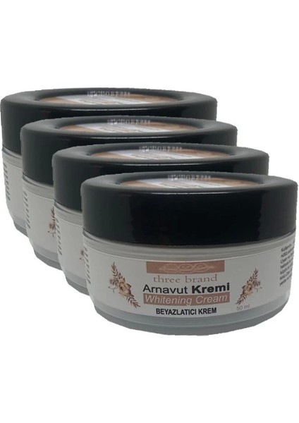 Whitening Cream 4 Adet Arnavut Kremi 50ml Aklık Kremi ile 120ml PlayBoy Masaj Yağı fiyatları