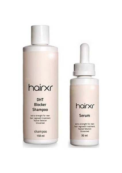 Hairxr Saç Bakım Seti 150 ml Şampuan 30 ml Saç Serumu