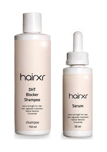 Hairxr Saç Bakım Seti 150 ml Şampuan 30 ml Saç Serumu