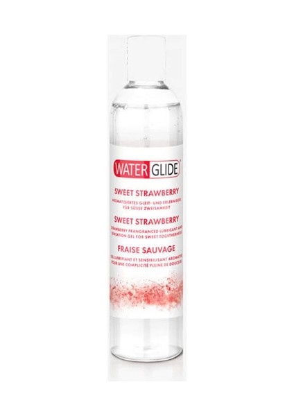 Water Glide Çilekli Lubrikant Jel Water Glide Büyük Boy | 400ML Anàl Kàydırıcı Vajìnal Kàyganlàştırıcı Kolay Taşınır Kolay Girişler Için Kişisel Kullanım Strawberry Lubricant Gel