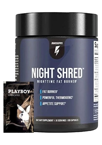 Shred Nighttime Fatburner LFHX0034 60 Caps + 1 Adet Jel Hediye