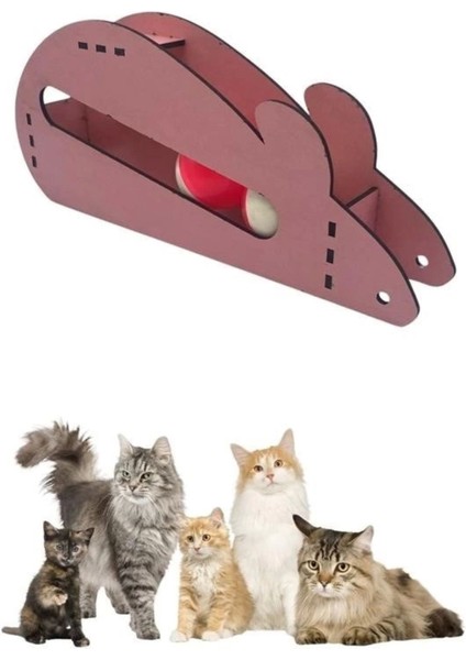 Ahşap Fare ve Toplu Kedi Oyunu, Eğlenceli ve Dayanıklı Kedi Oyuncağı indirimleri