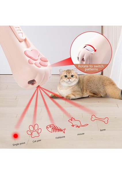 Beyaz Mini Anahtarlık Kedi Lazeri, Eğlenceli ve Sevimli Oyuncak Aksesuar fiyatları
