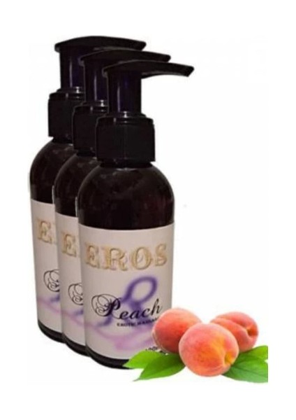 Hologramlı Peach Aromaterapi Massage Oil Şeftali Kokulu Masaj Yağı 3 Adet