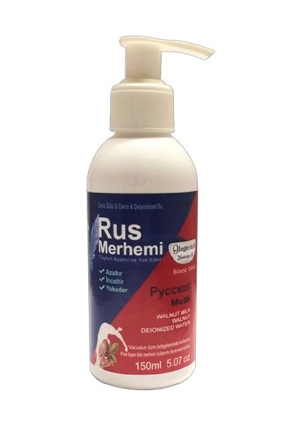 Glegnd Blue 150 ml Cevizli & Ceviz Sütlü Russ Merhemi Tüylere Krem