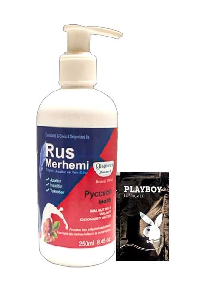 Tüylere Krem 250 ml Ceviz Sütlü & Cevizli Rus Merhemi + Yanında Jel - 000031KI
