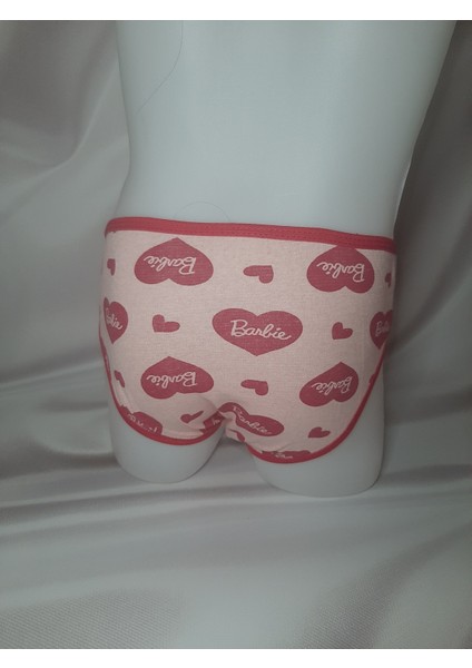 Pembe Kalp Desenli Likralı Kız Çocuk Rahat Kullanışlı Külot fiyatları