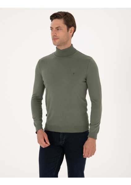 Erkek Duman Slim Fit Basic Kazak 50314202-VR210 modelleri