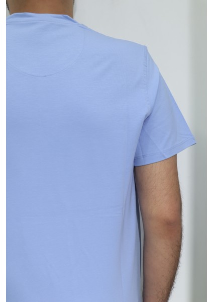 Fistan Store Erkek Düz Spor Kesim Rahat Kalıp V Yaka T-Shirt fırsatları