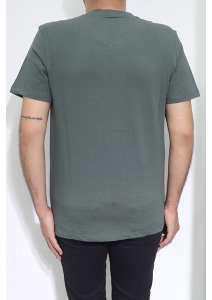 Fistan Store Erkek Düz Spor Kesim Rahat Kalıp V Yaka T-Shirt modelleri
