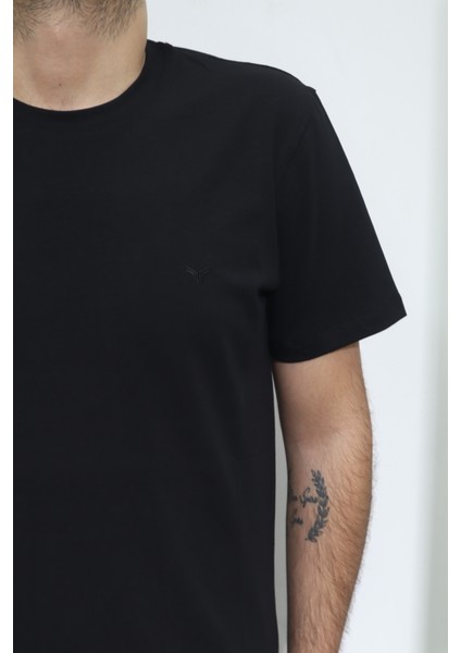 Fistan Store Erkek Düz Spor Kesim Rahat Kalıp Bisiklet Yaka T-Shirt fiyatları