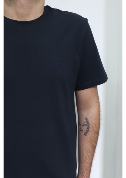 Fistan Store Erkek Düz Spor Kesim Rahat Kalıp Bisiklet Yaka T-Shirt fiyatları