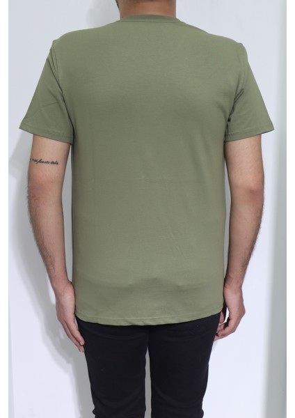 Fistan Store Erkek Düz Spor Kesim Normal Kalıp Bisiklet Yaka T-Shirt modelleri