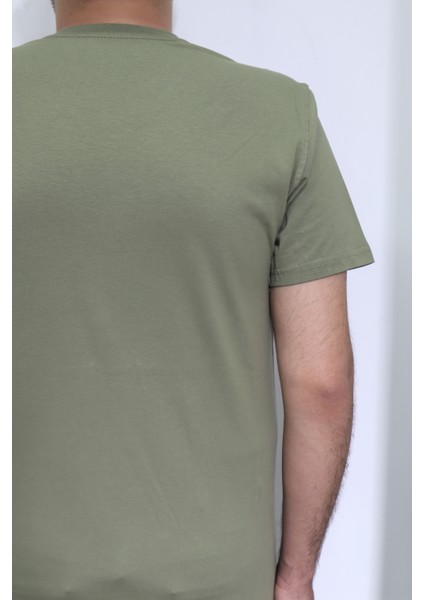 Fistan Store Erkek Düz Spor Kesim Normal Kalıp Bisiklet Yaka T-Shirt fırsatları