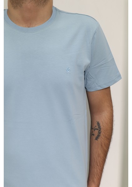 Fistan Store Erkek Düz Spor Kesim Normal Kalıp Bisiklet Yaka T-Shirt fiyatları