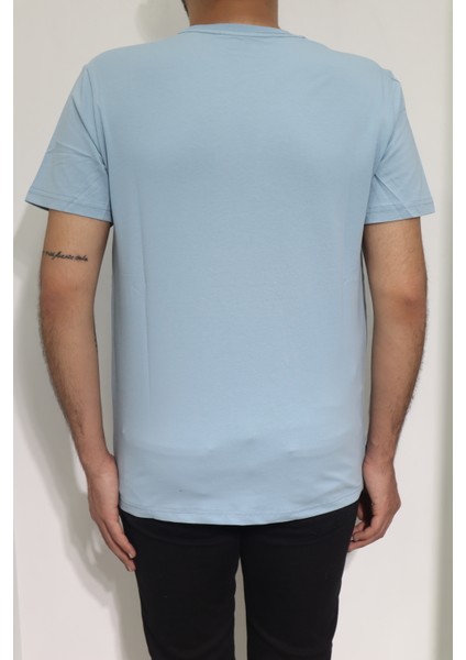 Fistan Store Erkek Düz Spor Kesim Normal Kalıp Bisiklet Yaka T-Shirt modelleri