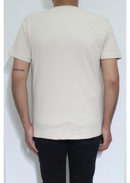 Fistan Store Erkek Düz Spor Kesim Normal Kalıp Bisiklet Yaka T-Shirt modelleri