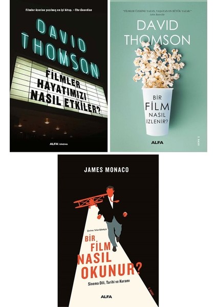 Filmler Hayatımızı Nasıl Etkiler? - Bir Film Nasıl Izlenir? - Bir Film Nasıl Okunur? 3 Kitap Set