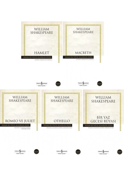 Hamlet - Macbeth - Romeo ve Juliet - Othello - Bir Yaz Gecesi Rüyası - William Shakespeare