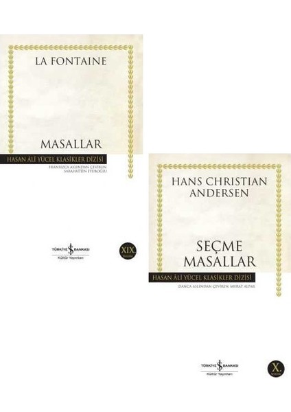 La Fontaine Masallar - Andersen Seçme Masallar - 2 Kitap Set