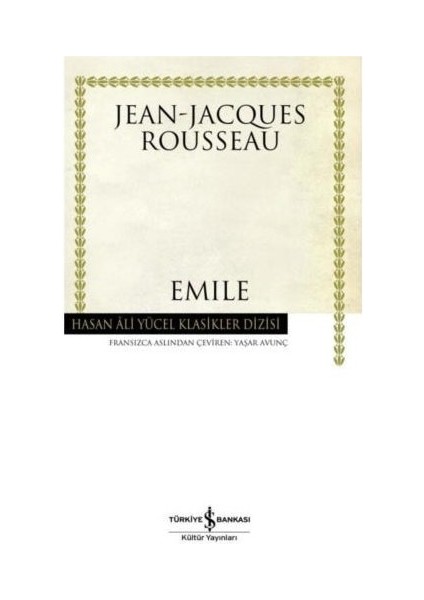 Emile - Jeanjacques Rousseau