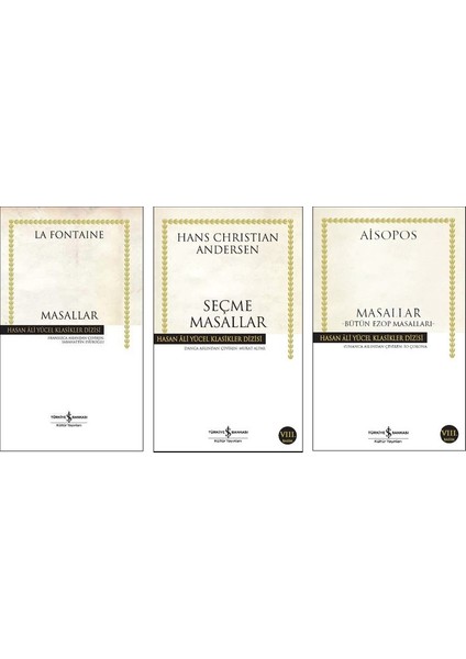 Hasan Ali Yücel Klasikleri Dünya Masalları: La Fontaine Masalları - Andersen Masalları - Ezop Masalları