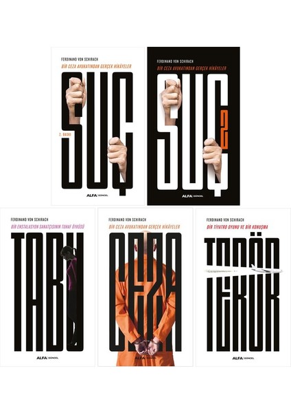 Ferdinand Von Schirach 5 Kitap Set / Suç - Suç 2 - Tabu - Ceza - Terör