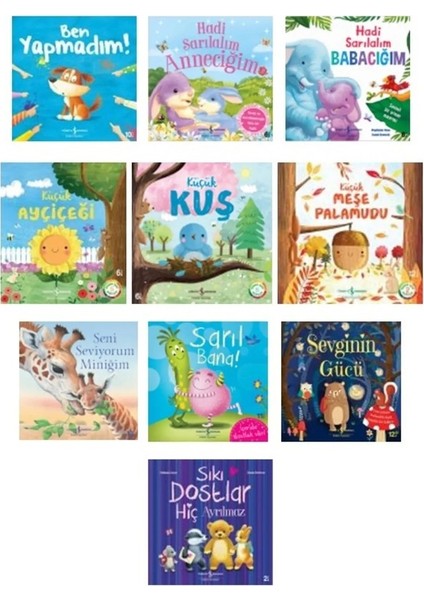 Ben Yapmadım / Sarıl Bana / Seni Seviyorum Miniğim / Sıkı Dostlar Hiç Ayrılmaz Toplam 10 Kitap