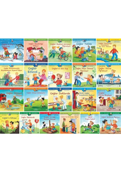 Çağlar Serisi Ilk Okuma Kitaplarım 21 Kitap Set