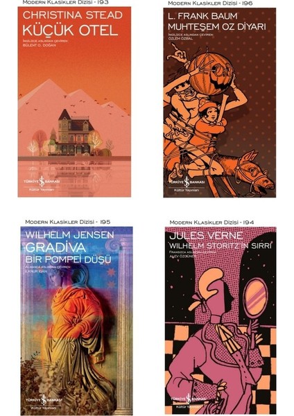 Oz Diyarı - Küçük Otel - Gardiva Bir Pompei Düşü - Wilhelm Storitz - 4 Kitap Tatil Seti