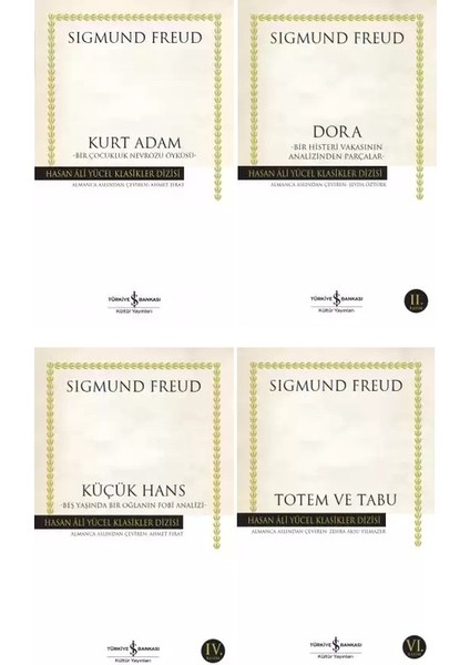 Kurt Adam - Dora - Küçük Hans - Totem ve Tabu - Sigmund Freud