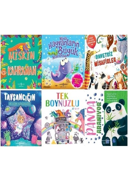 Tavşancığın Ilk Uzay Yolculuğu - Minik Hayvanların Büyük Macerası / 6 Kitap Set - Iş Bankası - Stephanie Moss