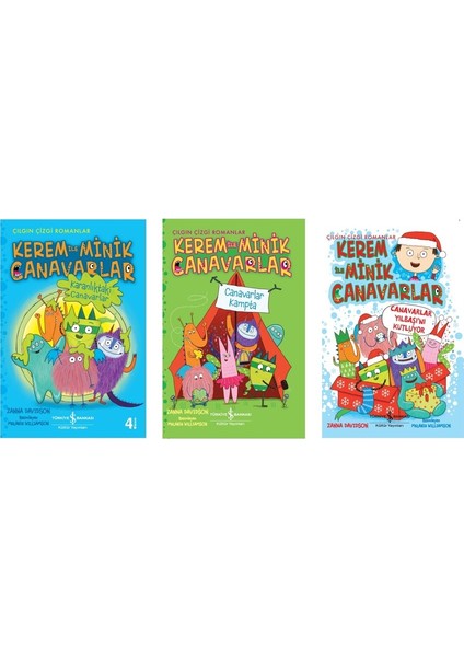 Iş Kültür Kerem ve Minik Canavarlar 3 Kitap Set