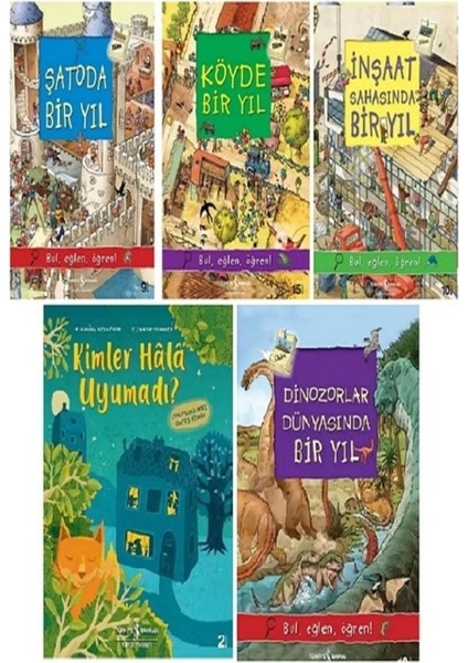 Iş Bankası Kültür Yayınları Şatoda ,köyde ,inşaat Sahasında ,dinozorlar Dünyasında Bir Yıl ve Kimler Hala Uyumadı?
