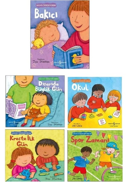 Hayatı Öğreniyorum Bakıcı - Hayatı Öğreniyorum Spor Zamanı - Hayatı Öğreniyorum Okul - Hayatı Öğreniyorum Dışarıda Büyük Gün 5'li Set