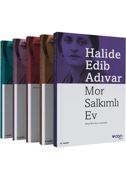 Mor Salkımlı Ev - Dağa Çıkan Kurt - Mevut Hüküm - Halide Edib Adıvar - 5 Kitap Takım
