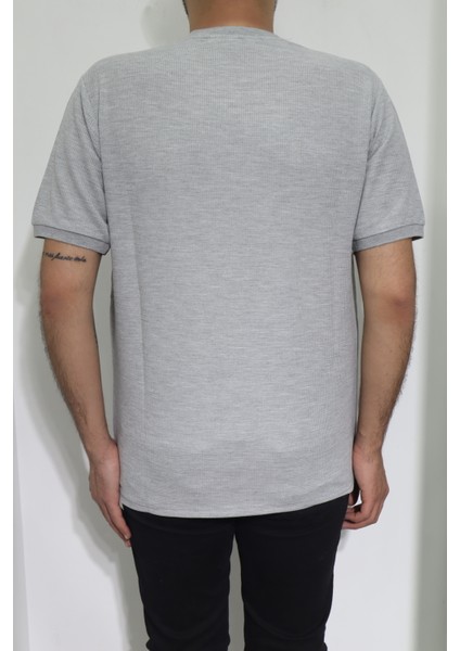 Fistan Store Erkek Düz Spor Kesim Normal Kalıp Bisiklet Yaka T-Shirt modelleri