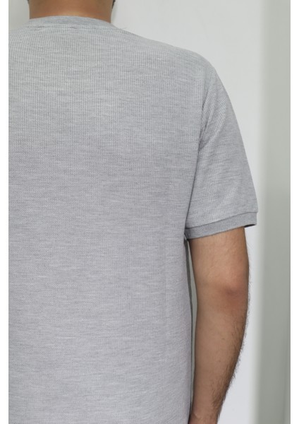 Fistan Store Erkek Düz Spor Kesim Normal Kalıp Bisiklet Yaka T-Shirt fırsatları