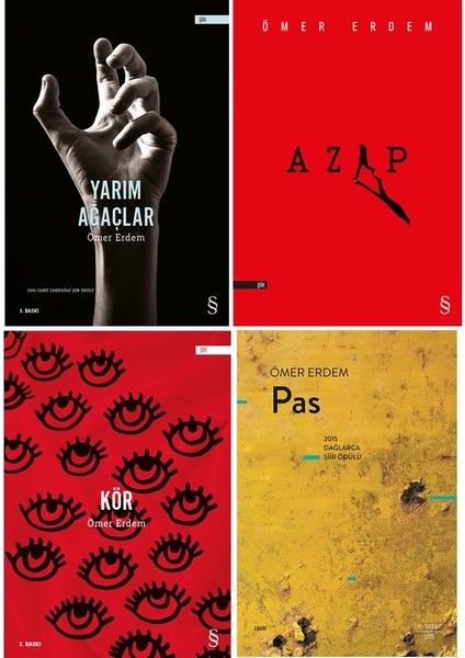 Azap - Kör - Pas - Yarım Ağaçlar - 4 Kitap - Ömer Erdem