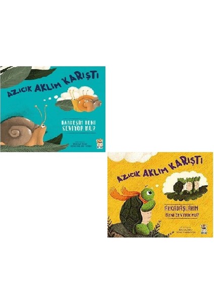 azıcık Aklım Karıştı Serisi 2 Kitap Set - Kardeşim Beni Seviyor Mu? - Arkadaşlarım Beni Seviyor Mu? - Mehmet Teber