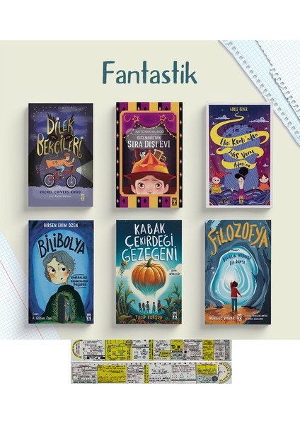 Ilk Genç Timaşfantastik Kitaplar 6'lı Set / 10+ Yaş - Mat. Öğreten Cetvel