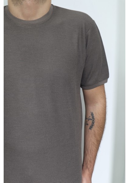Fistan Store Erkek Düz Spor Kesim Normal Kalıp Bisiklet Yaka T-Shirt fiyatları