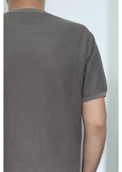 Fistan Store Erkek Düz Spor Kesim Normal Kalıp Bisiklet Yaka T-Shirt fırsatları